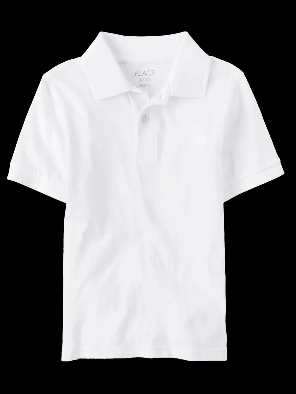 NWT The Children's Place White Short-Sleeve Polo